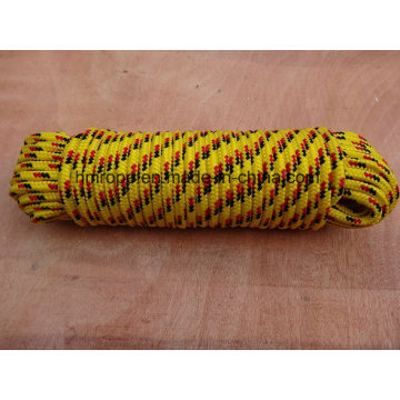 PP Braided Rope-Yellow, Red, Blue, Hank